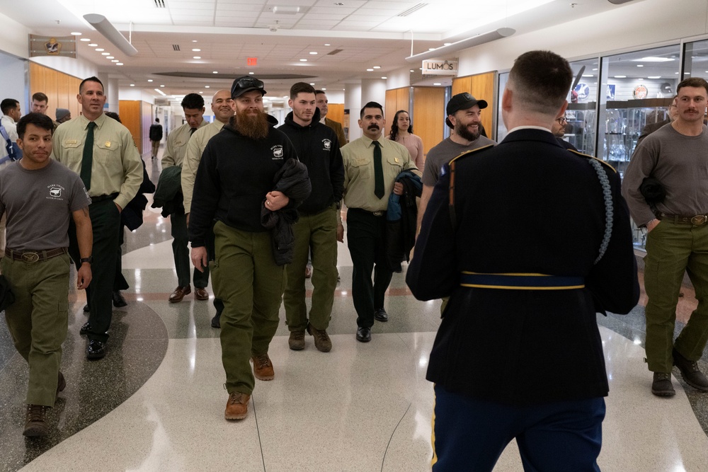 California Wildfire Firefighters Tour Pentagon