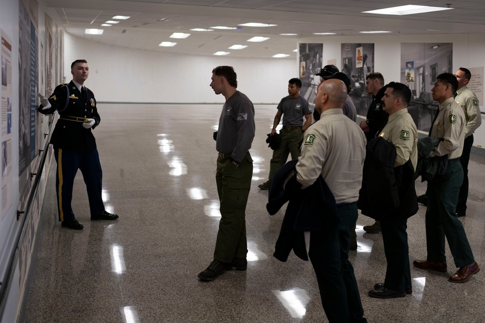 California Wildfire Firefighters Tour Pentagon