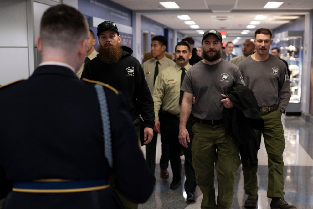 California Wildfire Firefighters Tour Pentagon