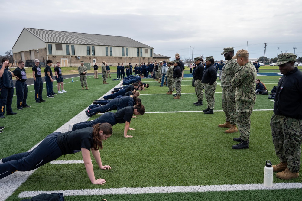 NAS JRB Fort Worth Hosts Inaugural NJROTC Area 19 Championship Field and Drill Meet