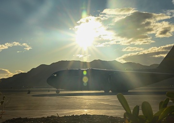 Bamboo Eagle 25-1 C-17 Globemaster III at Sunrise