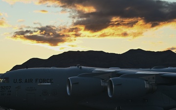 Bamboo Eagle 25-1 C-17 Globemaster III at Sunrise