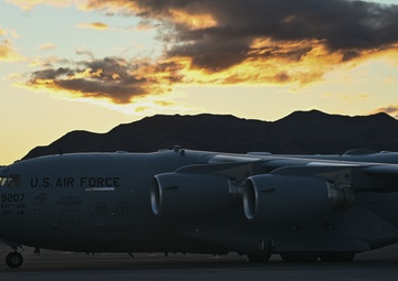 Bamboo Eagle 25-1 C-17 Globemaster III at Sunrise