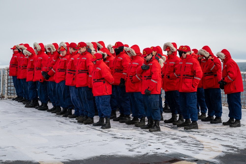 USCGC Polar Star (WAGB 10) conducts operations in McMurdo Sound during Operation Deep Freeze