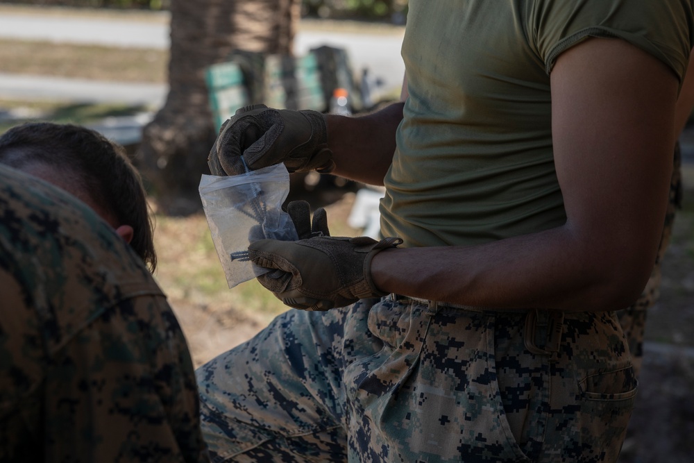 Marines with MWSS-272 undertake construction projects in the Bahamas