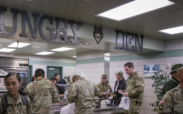 4ID Fort Carson Wolf Ivy DFAC Kiosk Grand Opening 2025