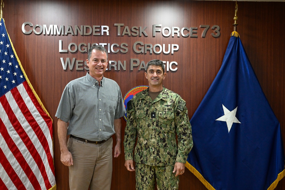 Maj. Gen. Gavin Gardner Visits COMLOG WESTPAC, Feb. 4, 2025