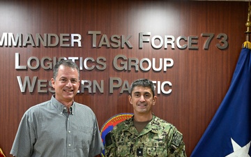 Maj. Gen. Gavin Gardner Visits COMLOG WESTPAC, Feb. 4, 2025