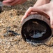 U.S. Navy Sailors release baby sea turtles into ocean during Multilateral Naval Exercise Komodo 2025 community relations project