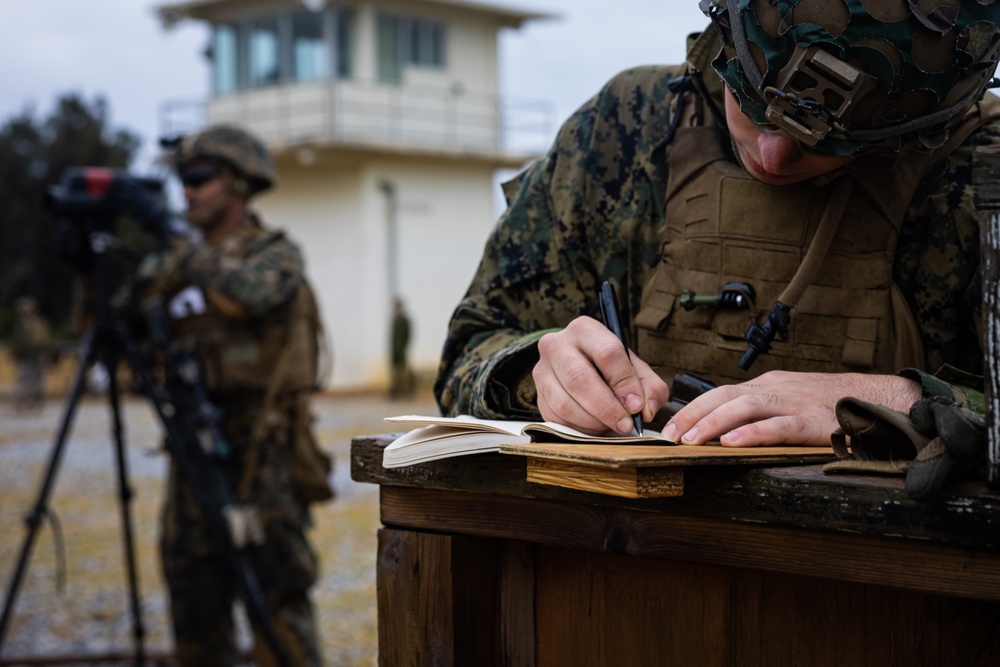 12th MLR Marines Participate in an Infantry Marksmanship Assessment