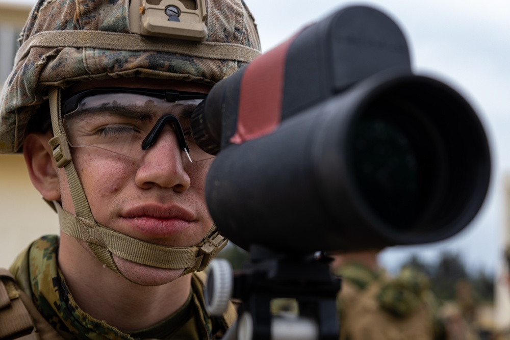 12th MLR Marines Participate in an Infantry Marksmanship Assessment