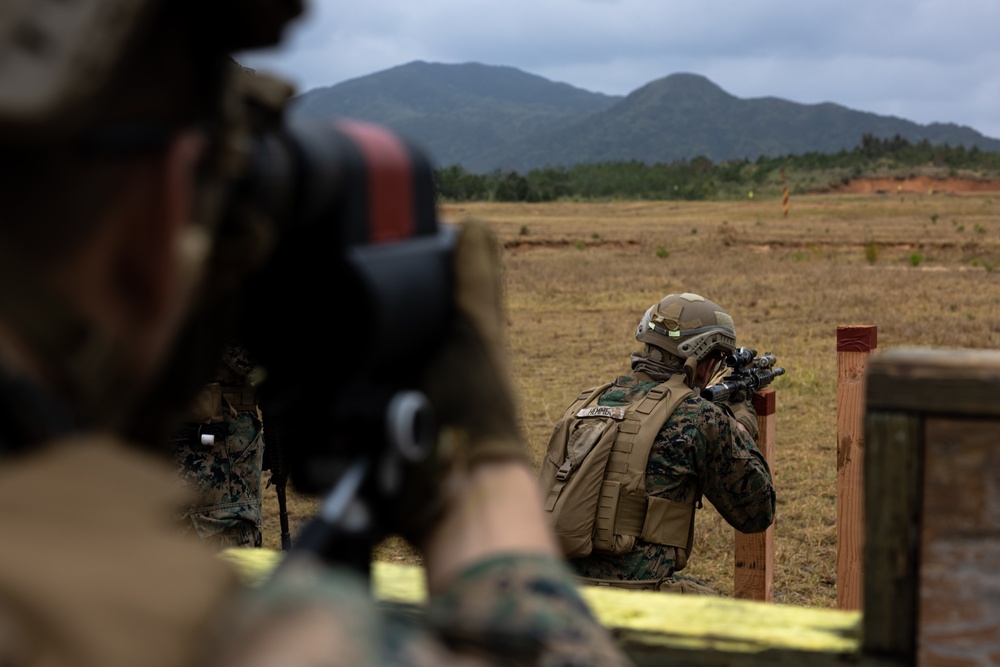 12th MLR Marines Participate in an Infantry Marksmanship Assessment