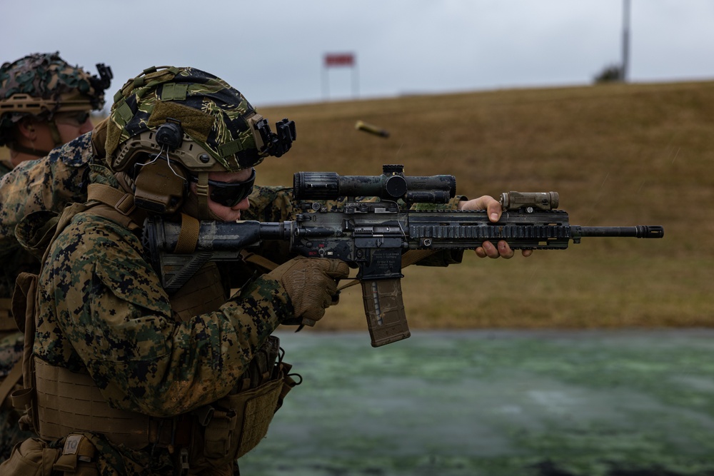 12th MLR Marines Participate in an Infantry Marksmanship Assessment