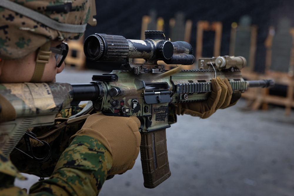 12th MLR Marines Participate in an Infantry Marksmanship Assessment