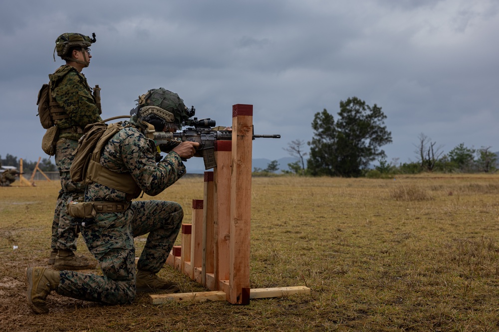 12th MLR Marines Participate in an Infantry Marksmanship Assessment