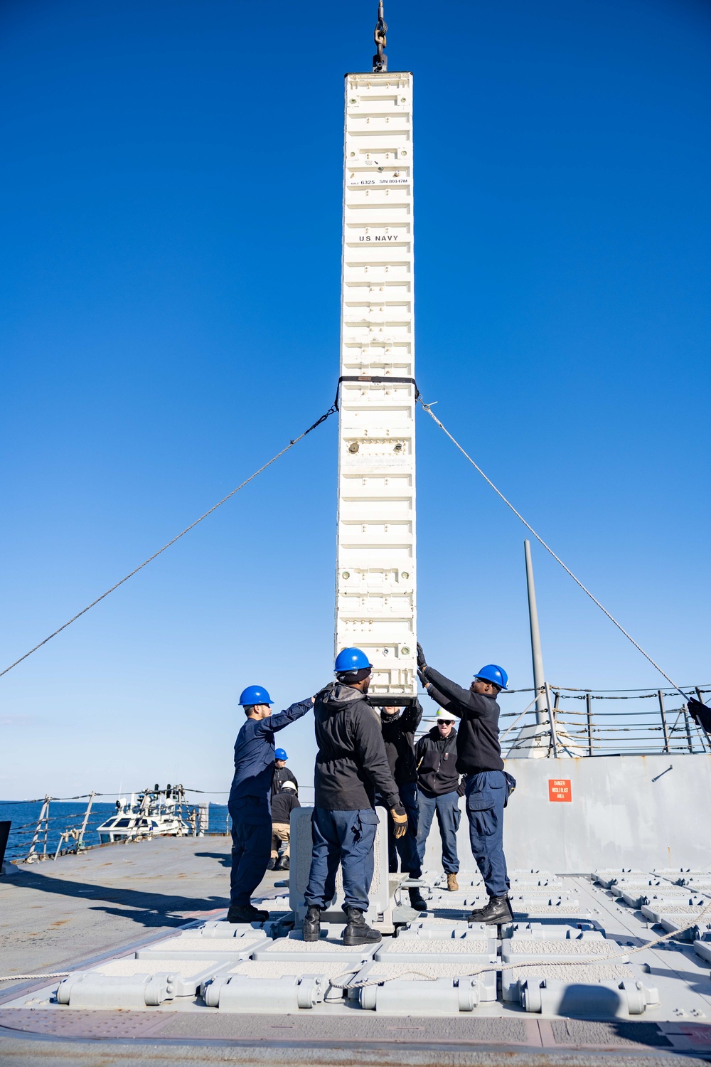 USS Ralph Johnson Ammo Onload