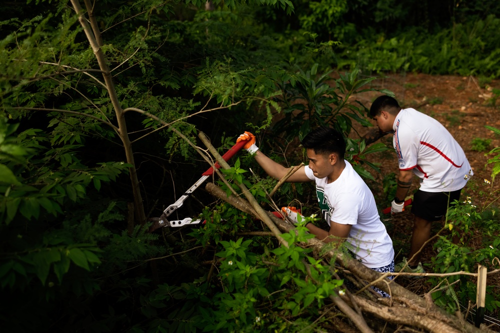 MAG-12 volunteers in Guam