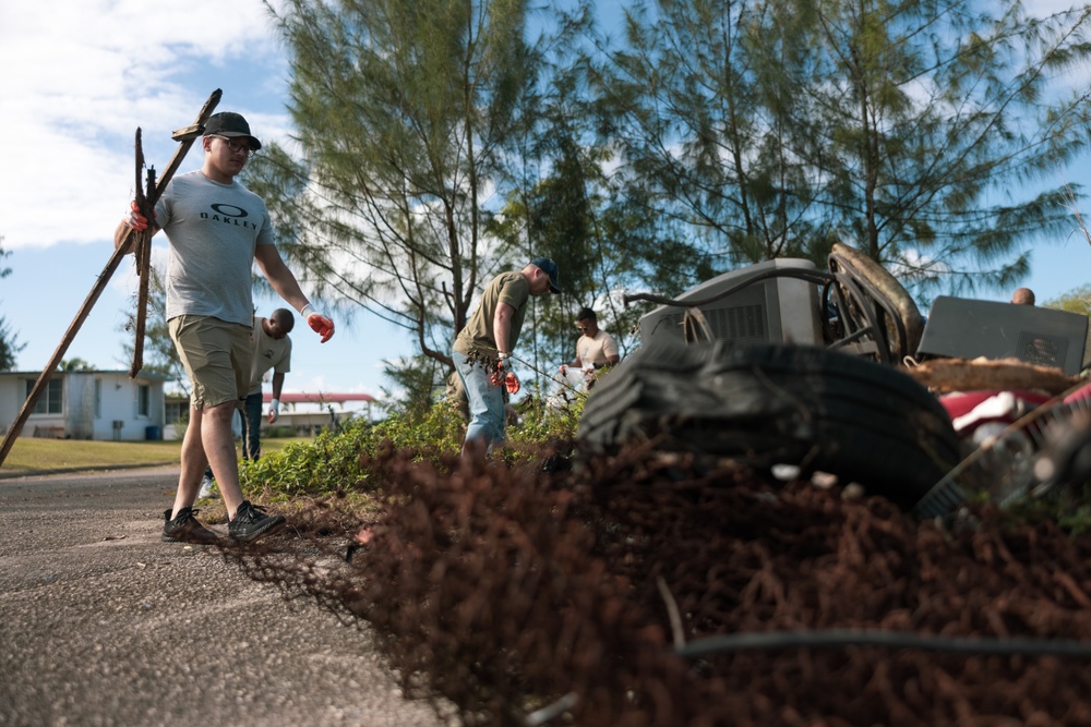 MAG-12 volunteers in Guam