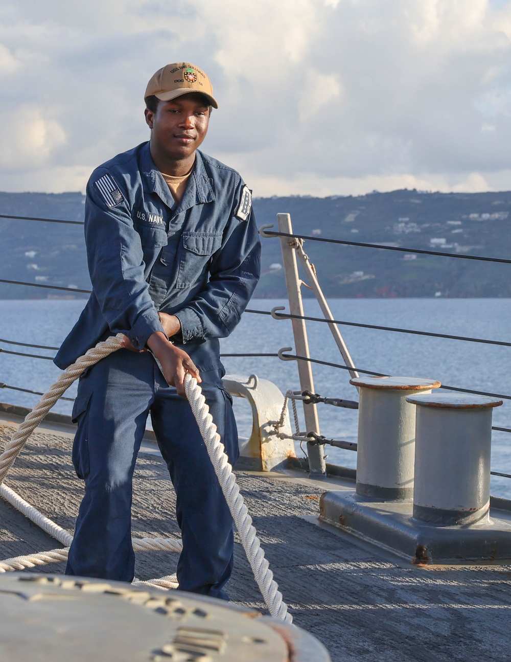 Sea and Anchor Aboard USS The Sullivans