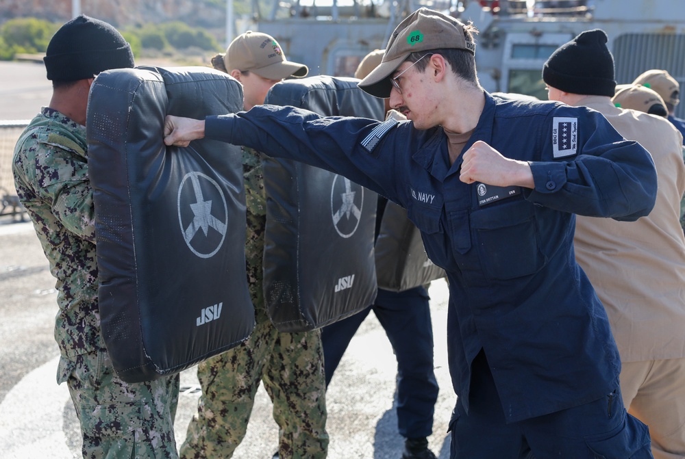 SRF-B Training Aboard USS The Sullivans