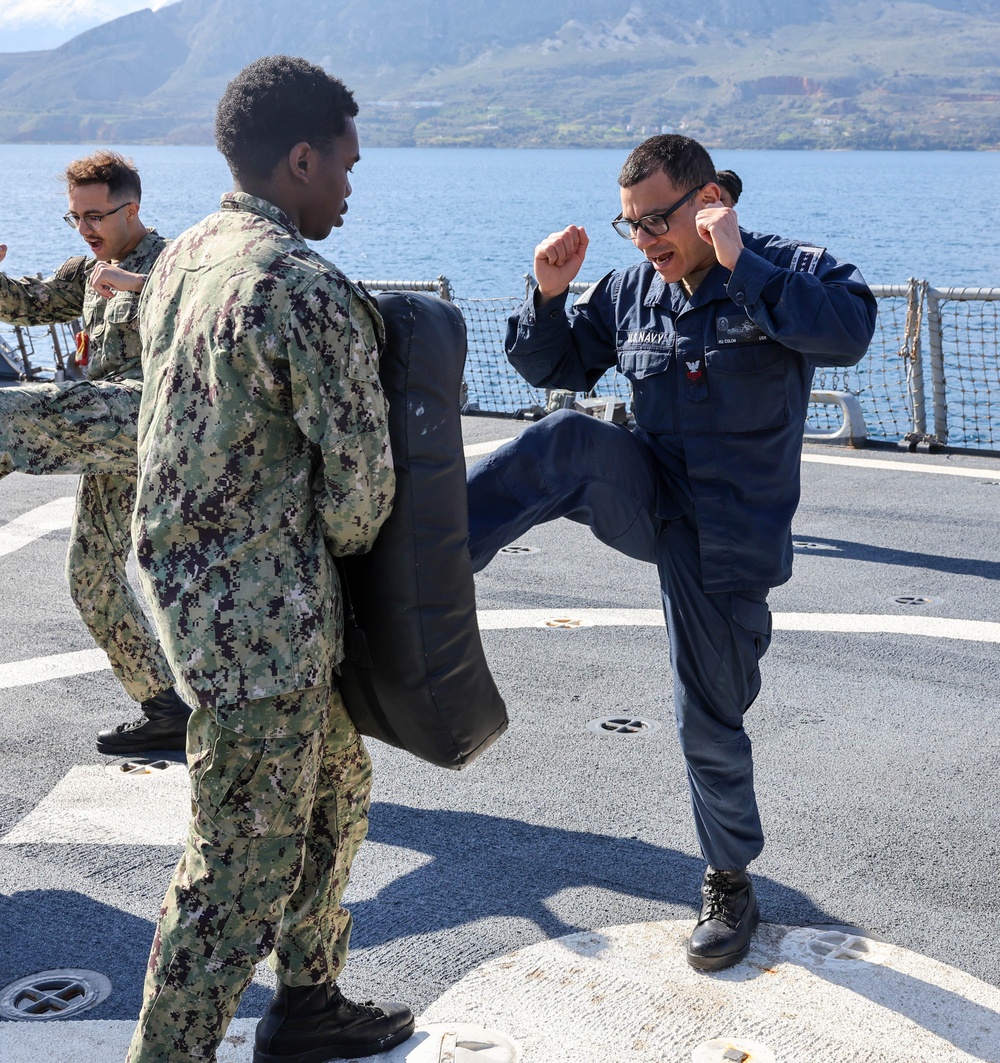 SRF-B Training Aboard USS The Sullivans