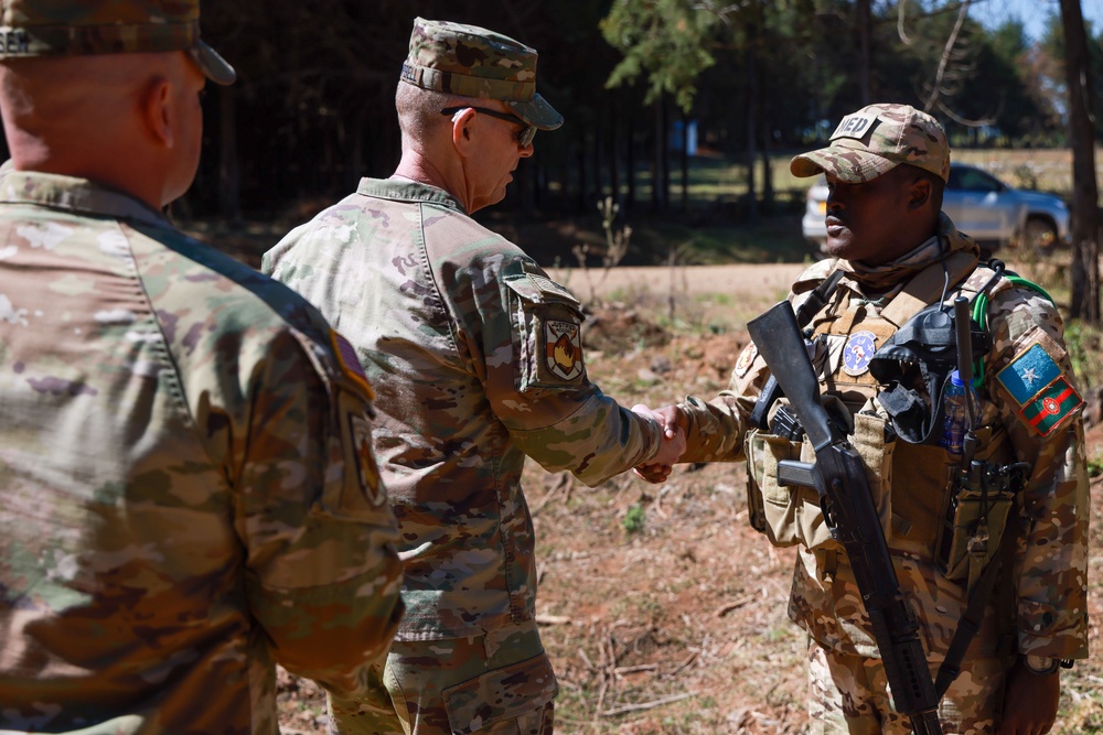 Distinguished visitors award US, Kenya challenge coins