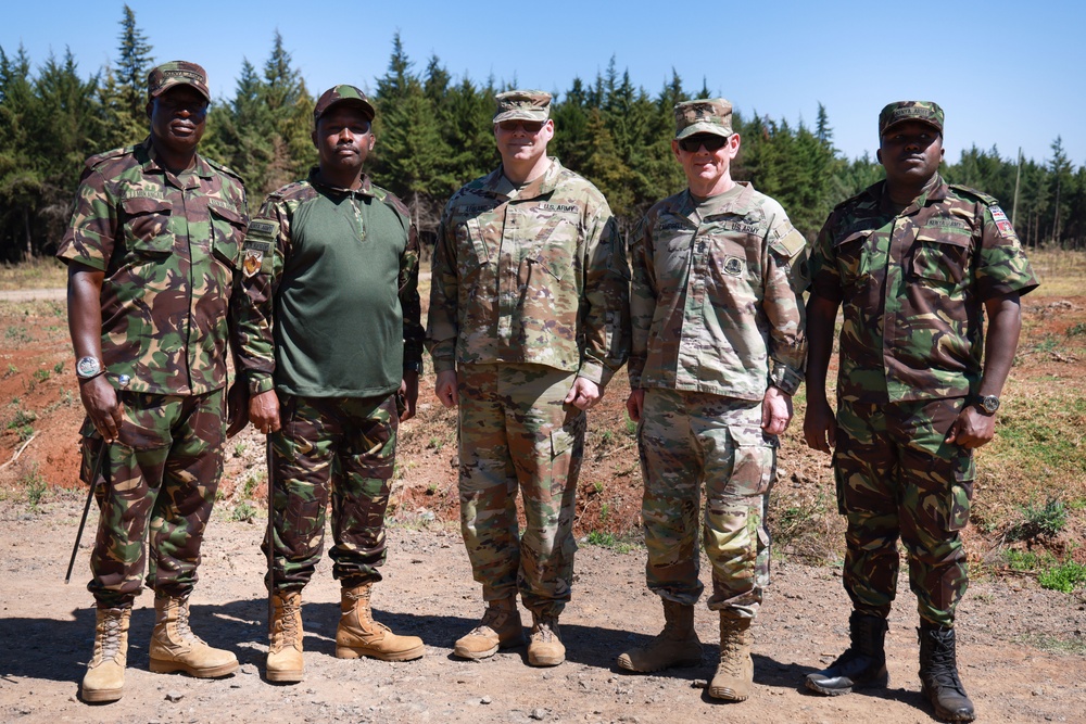 Distinguished visitors award US, Kenya challenge coins