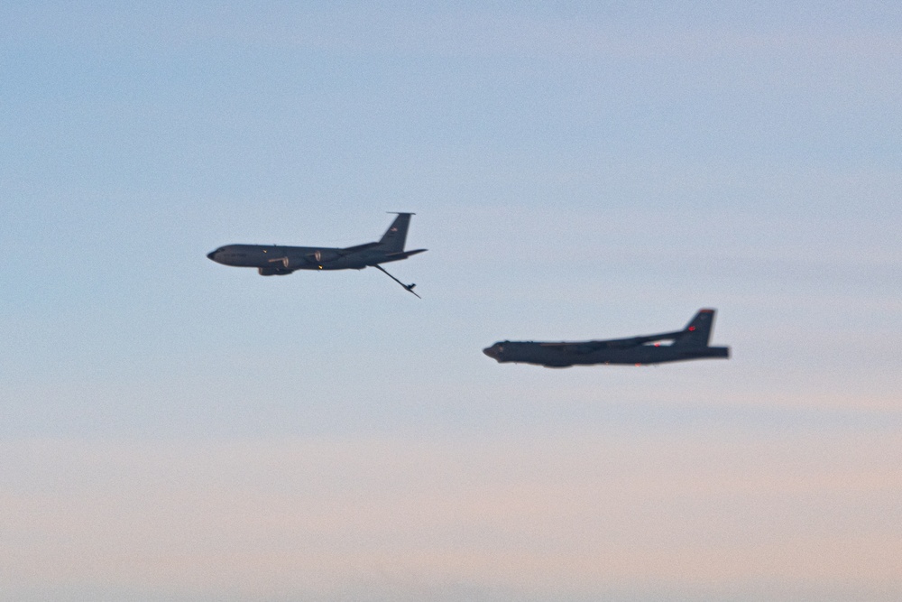 100th ARW refuels two B-52’s during BTF 25-2