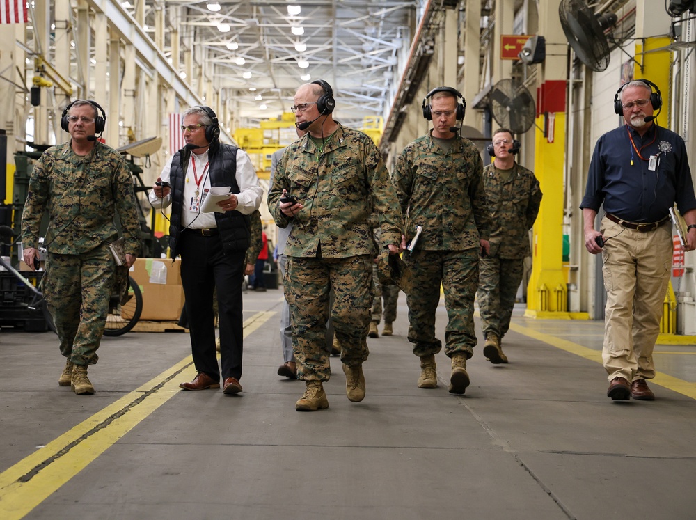 Marine Corps Logistics Command Hosts Lt. Gen. Stephen D. Sklenka