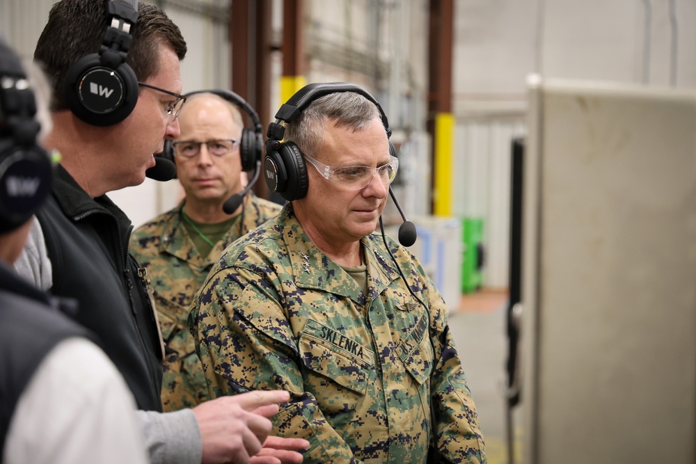 Marine Corps Logistics Command Hosts Lt. Gen. Stephen D. Sklenka