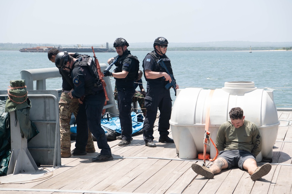 Cutlass Express 2025 - Tanzania VBSS Drills