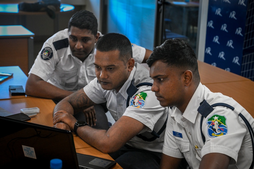 Cutlass Express 2025 - Mauritius Coordinate Maritime Awareness Duties via SeaVision