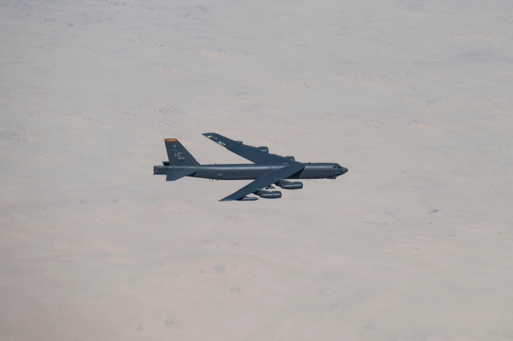 Stratofortress soars over Arabian Peninsula