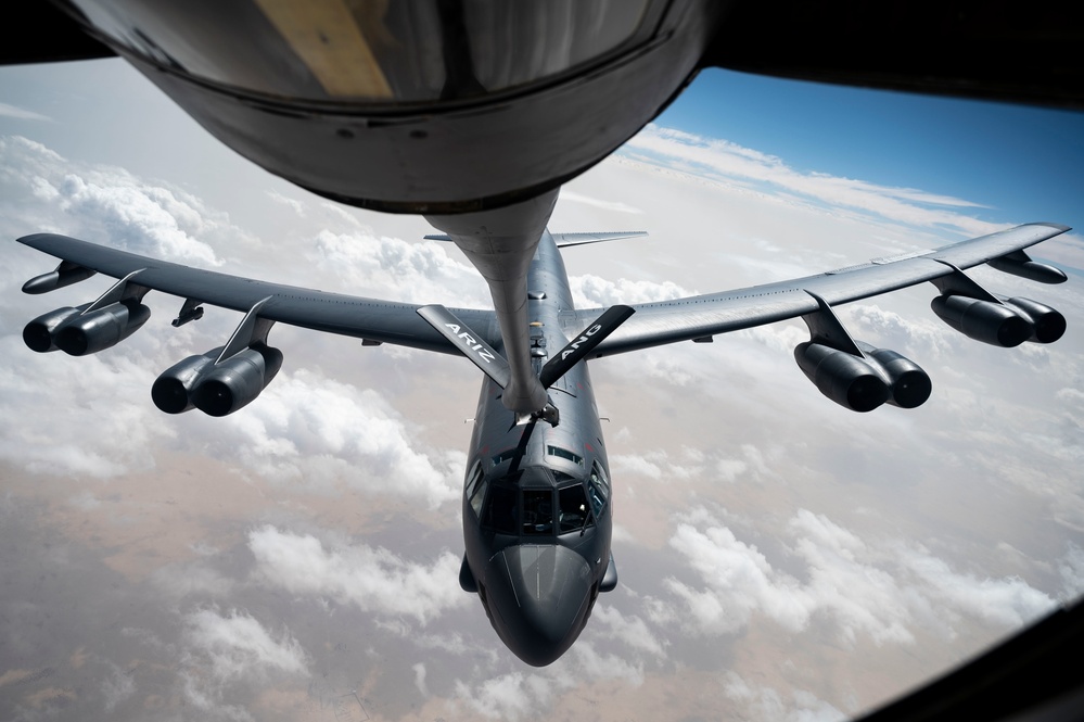 Stratofortress soars over Arabian Peninsula