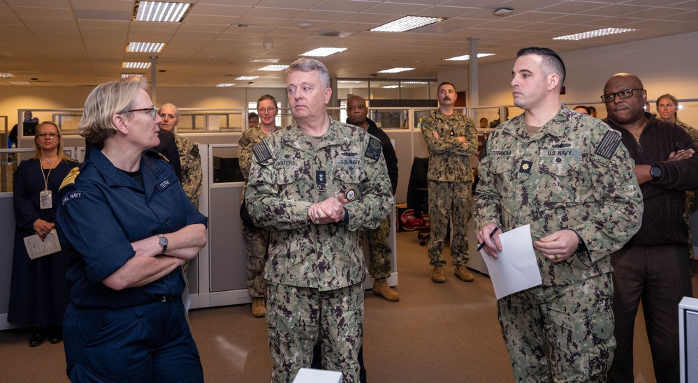 Royal Navy Rear Admiral Jude Terry Visits Commander, Navy Recruiting Command