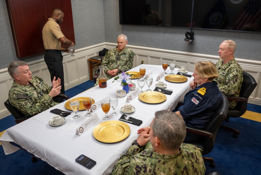 Royal Navy Rear Admiral Jude Terry Visits Commander, Navy Recruiting Command