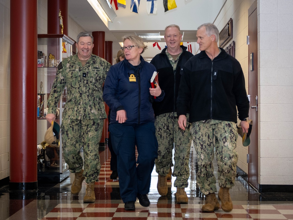 Royal Navy Rear Admiral Jude Terry Visits Commander, Navy Recruiting Command