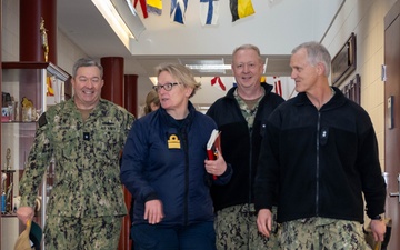 Royal Navy Rear Admiral Jude Terry Visits Commander, Navy Recruiting Command