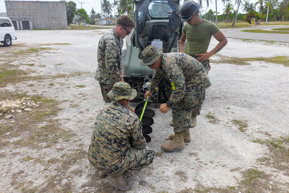 Marines with MWSS-272 undertake construction projects in the Bahamas