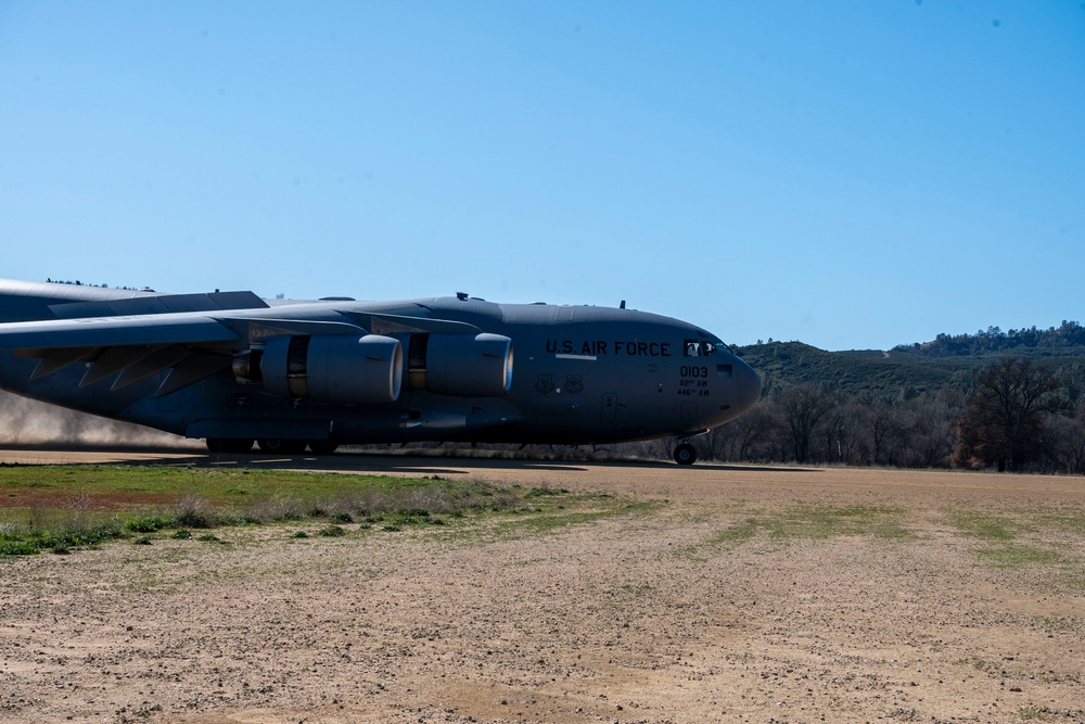 7 EAS Executes Semi-Prepared Runway Operations Training During BE 25-1