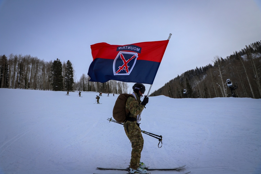 10th Mountain Division Leads Elite Forces across the Hale to Vail Traverse