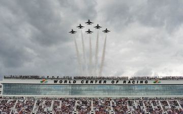 Thunderbird flyover the 67th annual Daytona 500