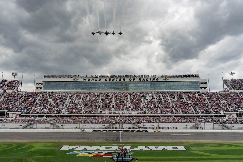 Thunderbird flyover the 67th annual Daytona 500