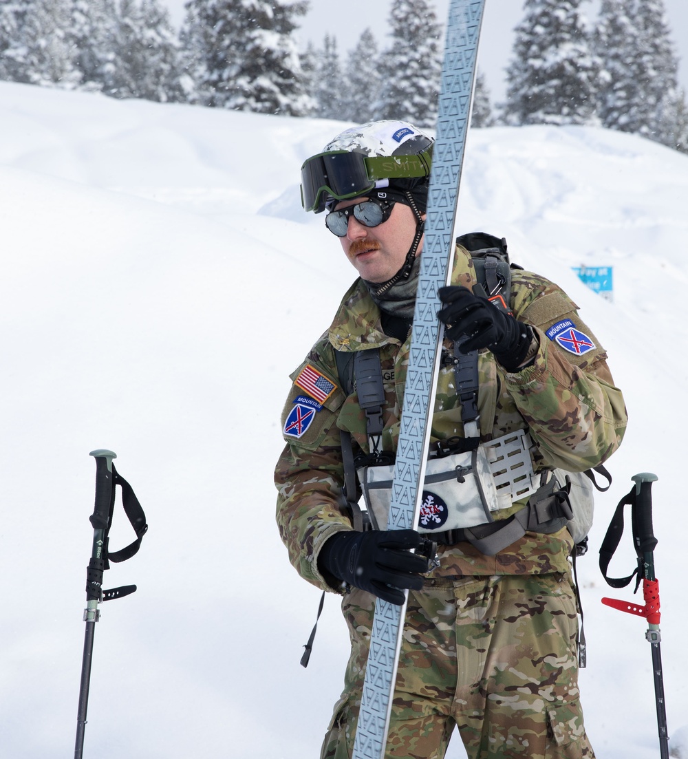 10th Mountain Division Leads Elite Forces across the Hale to Vail Traverse