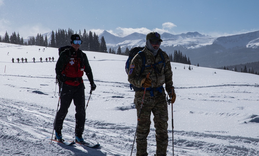 10th Mountain Division Leads Elite Forces across the Hale to Vail Traverse