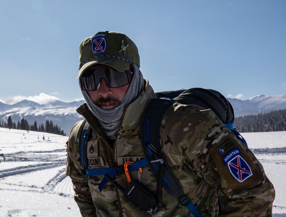 10th Mountain Division Leads Elite Forces across the Hale to Vail Traverse