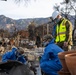 U.S. service members dispose of power walls