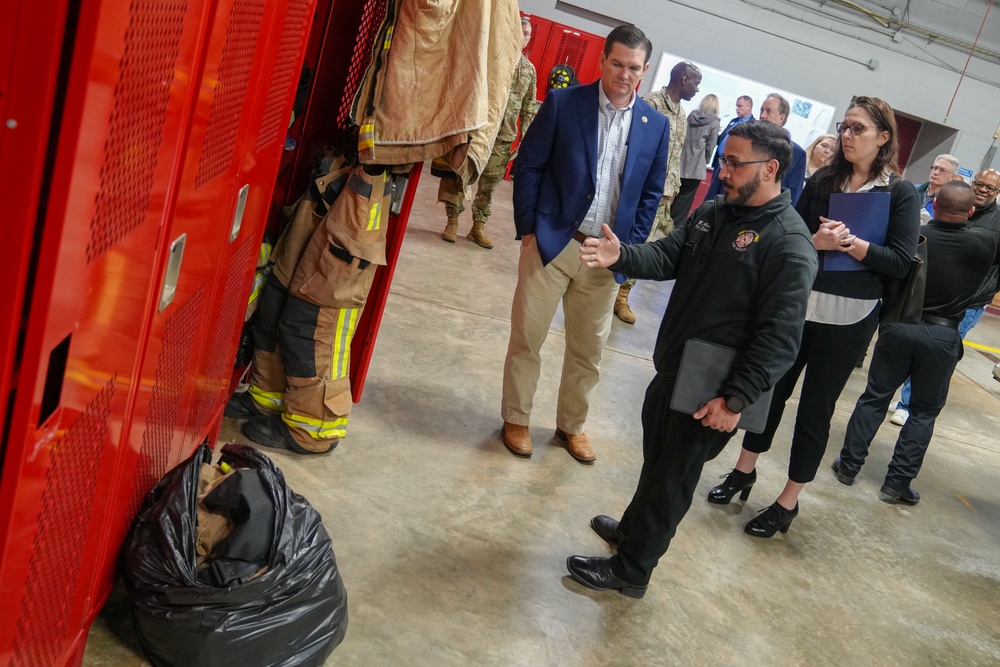 Georgia’s 8th District Rep. Austin Scott visits Robins 778th CES Fire Station #