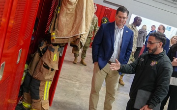 Georgia’s 8th District Rep. Austin Scott visits Robins 778th CES Fire Station #