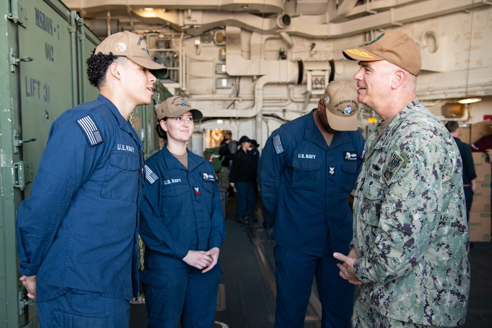 SWOBOSS Visits USS Michael Monsoor